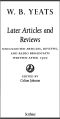 [The Collected Works of W.B. Yeats 10] • The Collected Works of W. B. Yeats, Volume X